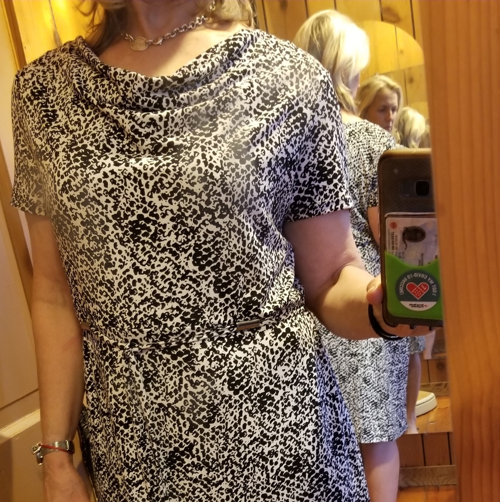 Black & white dress by George.